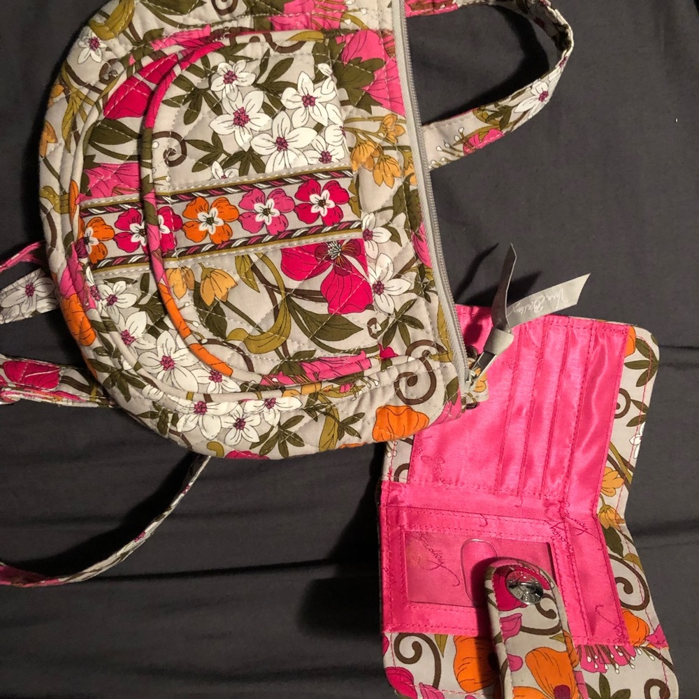 Vera Bradley Shoulder Purse and Wallet